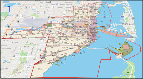 Miami Zoning Map 